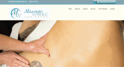 Desktop Screenshot of massageworkslosgatos.com