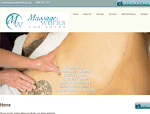 Tablet Screenshot of massageworkslosgatos.com